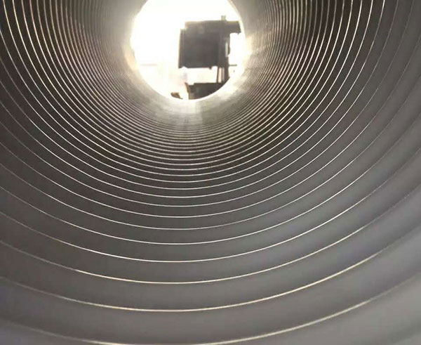 Tetrafluoro Corrugated Pipe with Steel Lining